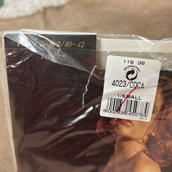 Wolford Tights Individual Body Culture Size Small Coca 11638 - Picture 2 of 5